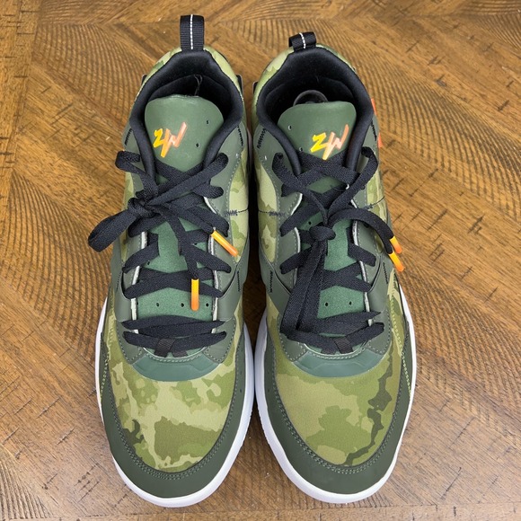 Nike Air Jordan Shoes Mens 11.5 NFH Bayou Boys Zion Williamson Camo Sneakers - Picture 3 of 9